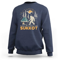 Funny Sukkot Sweatshirt I've Waited All Year For Sukkot Bigfoot Jewish Holiday - Wonder Print Shop