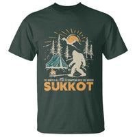 Funny Sukkot T Shirt I've Waited All Year For Sukkot Bigfoot Jewish Holiday - Wonder Print Shop