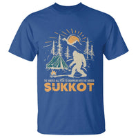 Funny Sukkot T Shirt I've Waited All Year For Sukkot Bigfoot Jewish Holiday - Wonder Print Shop