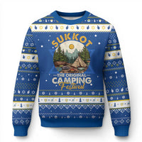 Sukkot Hanukkah Ugly Sweater The Original Camping Festival Vintage Jewish Holiday - Wonder Print Shop