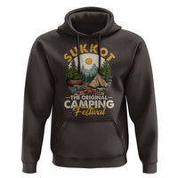 Sukkot Hoodie The Original Camping Festival Vintage Jewish Holiday