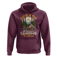 Sukkot Hoodie The Original Camping Festival Vintage Jewish Holiday