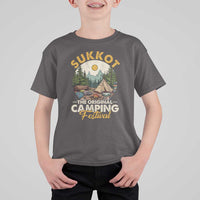 Sukkot T Shirt For Kid The Original Camping Festival Vintage Jewish Holiday - Wonder Print Shop