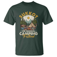 Sukkot T Shirt The Original Camping Festival Vintage Jewish Holiday - Wonder Print Shop