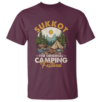 Sukkot T Shirt The Original Camping Festival Vintage Jewish Holiday - Wonder Print Shop