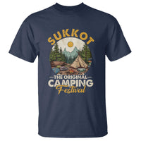 Sukkot T Shirt The Original Camping Festival Vintage Jewish Holiday - Wonder Print Shop