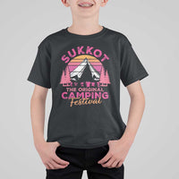 Sukkot T Shirt For Kid The Original Camping Festival Jewish Holiday - Wonder Print Shop