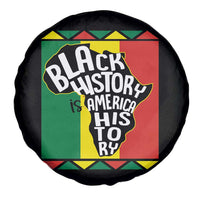 Black History Is American History Patriotic African American Spare Tire Cover