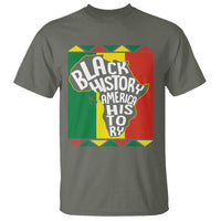 Black History Is American History Patriotic African American T Shirt - Wonder Print Shop