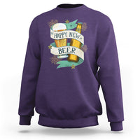 Happy New Beers Funny New Year Eve NYE Party Beer Lover Sweatshirt - Wonder Print Shop
