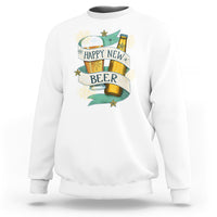 Happy New Beers Funny New Year Eve NYE Party Beer Lover Sweatshirt - Wonder Print Shop