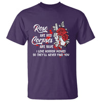 Valentine's Day T Shirt Roses Are Red Corpses Are Blue Horror Rose Bloody - Wonder Print Shop
