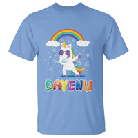 Passover T Shirt Cute Unicorn Dayenu For Jewish Kids Boys Girls - Wonder Print Shop