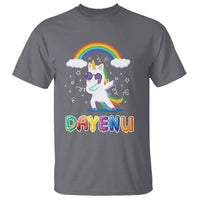 Passover T Shirt Cute Unicorn Dayenu For Jewish Kids Boys Girls - Wonder Print Shop
