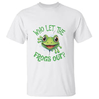 Passover T Shirt Who Let The Frogs Out Funny Jewish - Wonder Print Shop