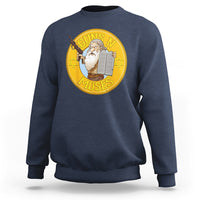 Funny Passover Guns N Moses Jewish Sweatshirt - Wonder Print Shop