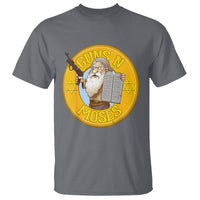 Funny Passover Guns N Moses Jewish T Shirt - Wonder Print Shop