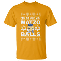 Passover T Shirt Deck The Halls With Matzo Balls Jewish Pesach Soup - Wonder Print Shop