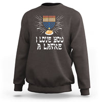 Funny Passover Sweatshirt I Love You A Latke Jewish Word Play Pun Hanukkah Chanukah - Wonder Print Shop