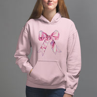 Coquette Hoodie Pink Ribbon Aesthetic Trendy Girly Girl - Wonder Print Shop