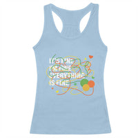 Funny Crochet Racerback Tank Top It's Fine I'm Fine Everything Is Fine Knitting