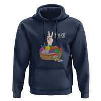 Funny Crochet Hoodie I'm Ok Knitting