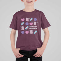 Funny Crochet T Shirt For Kid I Don't Have A Yarn Problem Yarn Collecting