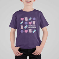 Funny Crochet T Shirt For Kid I Don't Have A Yarn Problem Yarn Collecting