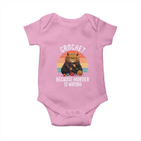 Funny Crochet Cat Baby Onesie Because Murder Is Wrong