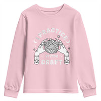 Witch Crochet Youth Sweatshirt I Practice Stitch Craft