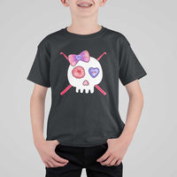 Cute Skull Crochet Knitting T Shirt For Kid