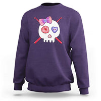 Cute Skull Crochet Knitting Sweatshirt