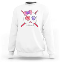 Cute Skull Crochet Knitting Sweatshirt