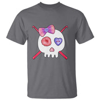 Cute Skull Crochet Knitting T Shirt