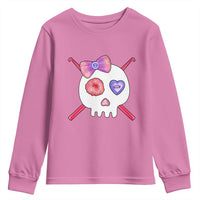 Cute Skull Crochet Knitting Youth Sweatshirt