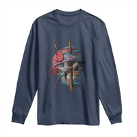 Funny Crochet Long Sleeve Shirt Yard Skull Halloween Knitting