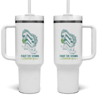 Mental Health Awareness Tumbler With Handle Fight The Stigma Aesthetic