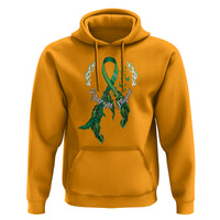 Mental Health Awareness Hoodie Fight The Stigma Butterfly Green Ribbon - Wonder Print Shop