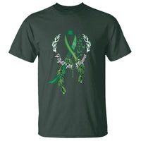 Mental Health Awareness T Shirt Fight The Stigma Butterfly Green Ribbon - Wonder Print Shop