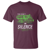 Mental Health Awareness T Shirt You Don't Have To Struggle In Silence - Wonder Print Shop