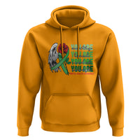 Mental Health Awareness Hoodie You Are Worthy Loved Needed Enough Typoghaphy - Wonder Print Shop