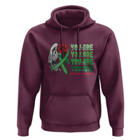 Mental Health Awareness Hoodie You Are Worthy Loved Needed Enough Typoghaphy - Wonder Print Shop