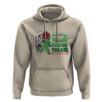 Mental Health Awareness Hoodie You Are Worthy Loved Needed Enough Typoghaphy - Wonder Print Shop