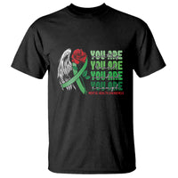 Mental Health Awareness T Shirt You Are Worthy Loved Needed Enough Typoghaphy - Wonder Print Shop