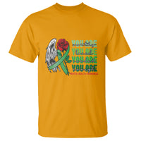 Mental Health Awareness T Shirt You Are Worthy Loved Needed Enough Typoghaphy - Wonder Print Shop