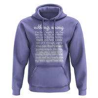 Mental Health Hoodie Nothing's Wrong I'm Fine I'm Not Upset I'm Just Tired - Wonder Print Shop