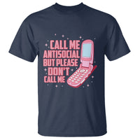 Introvert T Shirt Call Me Antisocial But Please Don't Call Me - Wonder Print Shop
