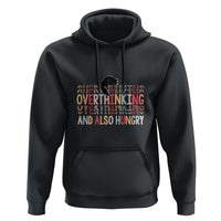 Overthinking And Also Hungry Cute Cat Hoodie - Wonder Print Shop