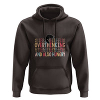 Overthinking And Also Hungry Cute Cat Hoodie - Wonder Print Shop