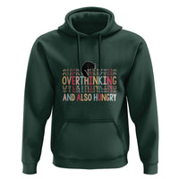 Overthinking And Also Hungry Cute Cat Hoodie - Wonder Print Shop